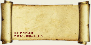 Jovana Ivanić vizit kartica